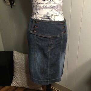 Unionbay sailor jean skirt.